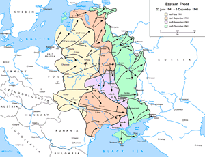 Ситуация на фронте с 22 июня по 5 декабря 1941 года